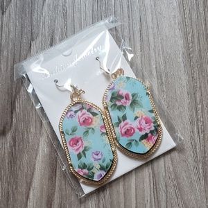 Floral earrings